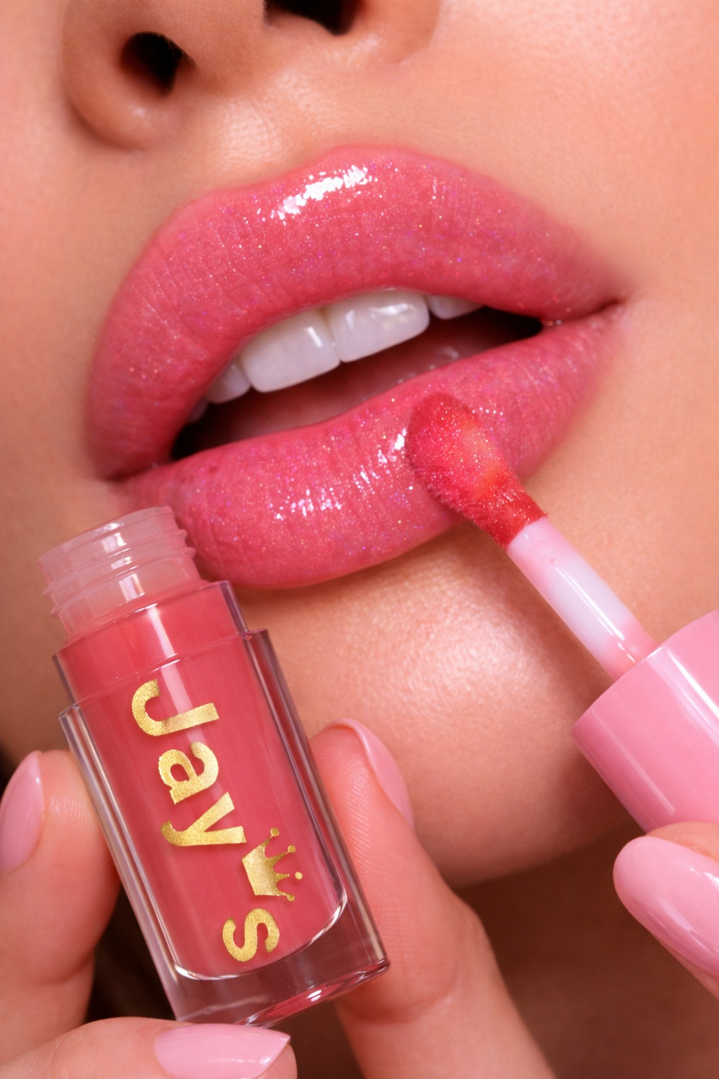 Coral Pink Lipgloss