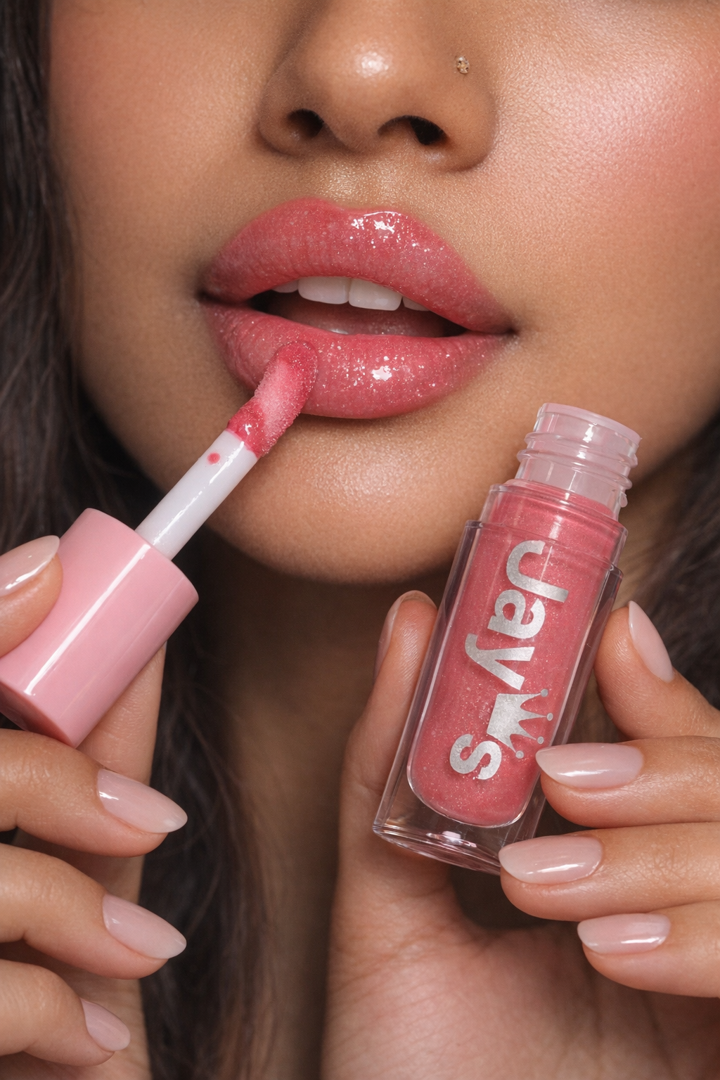Coral Glow Lipgloss